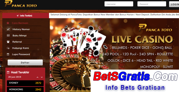 PancaToto Situs Togel Dan Casino Terpercaya