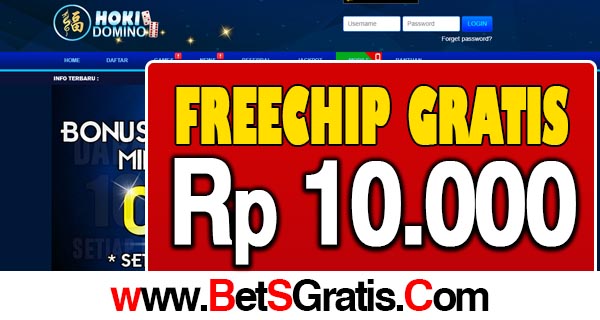 HokiDomino Freechip Gratis Rp 10.000 Tanpa Gratis