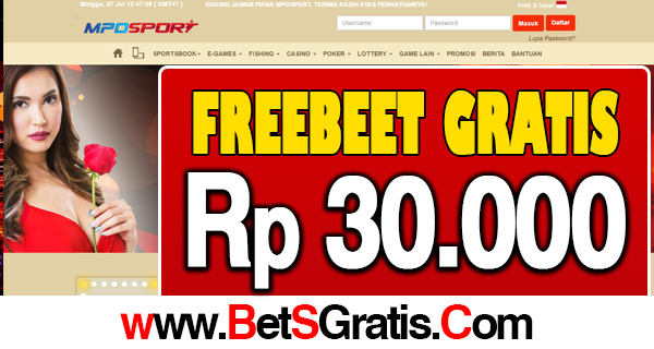 MPOSports Freebet Gratis Rp 30.000 Tanpa Deposit Terbaru