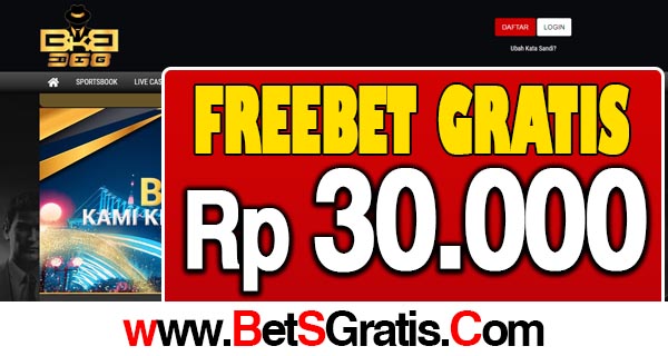 BKBet368 Freebet Gratis Rp 30.000 Tanpa Deposit