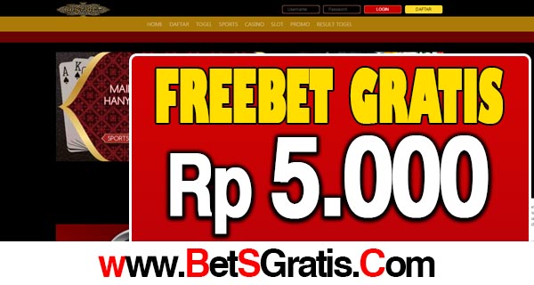 GustiBet Freebet Gratis Rp 5.000 Tanpa Deposit