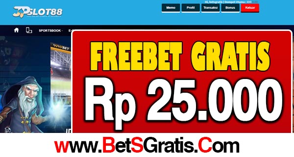 JPSLOT88 Freebet Gratis Rp 25.000 Tanpa Deposit