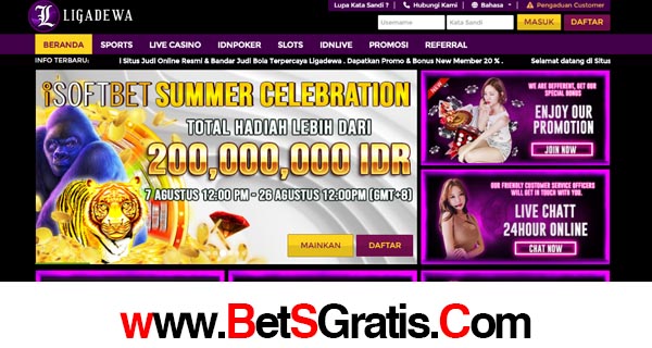 LigaDewa Situs Judi Online Rekomendasi Betgratis