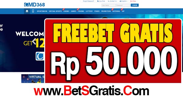 cmd368 Freebet Gratis Rp 50.000 Tanpa Deposit