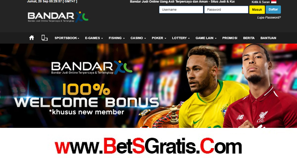 BandarXL Welcome Bonus Slot Games 100%