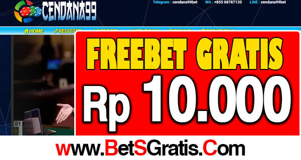 Cendana99 Freebet Gratis Rp 10.000 Tanpa Deposit