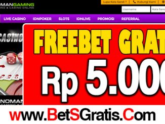 HanomanGaming Freebet Gratis Rp 5.000 Tanpa Deposit