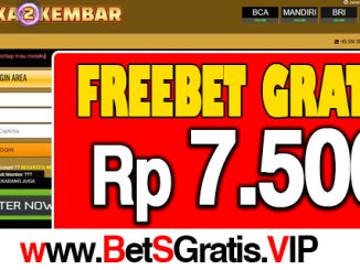 Angka2Kembar Freebet Gratis Rp 7.500 Tanpa Deposit