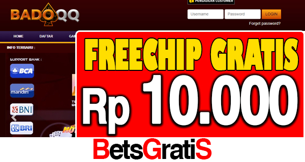 BadoQQ Freechip Gratis Rp 10.000 Tanpa Deposit