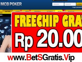 MCBPOKER Freechip Gratis Rp 20.000 Tanpa Deposit