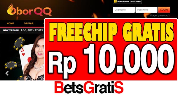 OBORQQ Freechip Gratis Rp 15.000 Tanpa Deposit