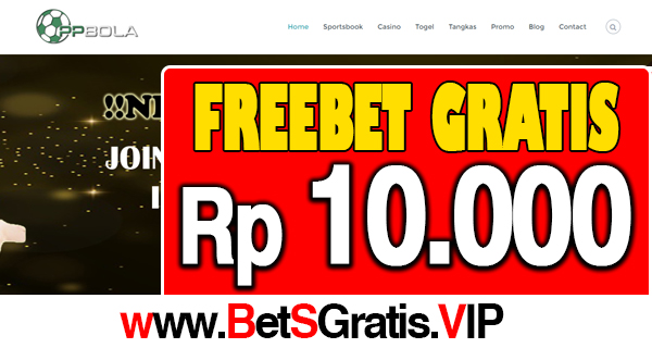 PPBola Freebet Gratis Rp 10.000 Tanpa Deposit