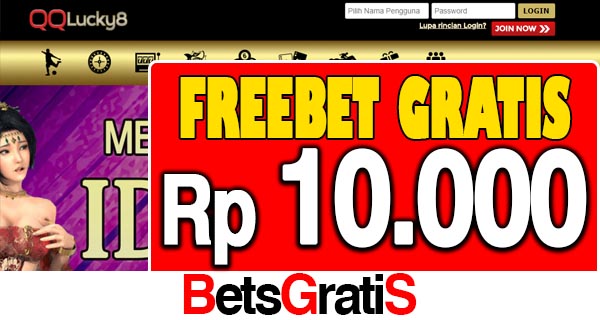 QQLucky8 Freebet Gratis Rp 10.000 Tanpa Deposit