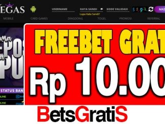 HKBVegas Freebet Gratis Rp 10.000 Tanpa Deposit