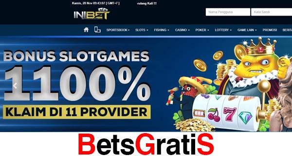 IniBet Bonus New Member 100%