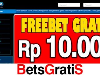 KKToto Freebet Gratis Rp 10.000 Tanpa Deposit