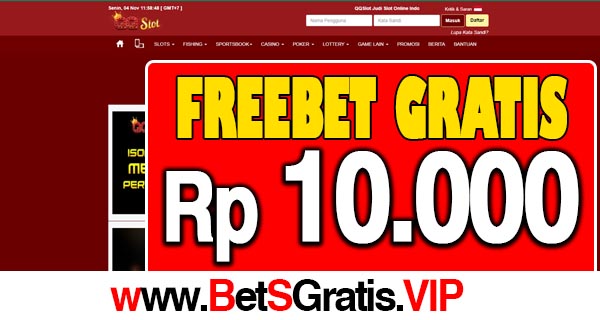 QQSlot Freebet Gratis Terbaru Rp 10.000