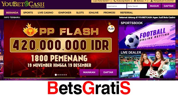 YouBetCash Cashback Mix Parlay 100%