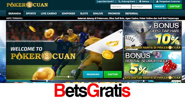 Pokercuan Bonus New Member 50%