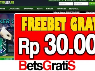 MasterLiga88 Freebet Gratis Rp 30.000 Tanpa Deposit