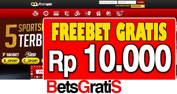 QQAonWin Freebet Gratis Rp 10.000 Tanpa Deposit