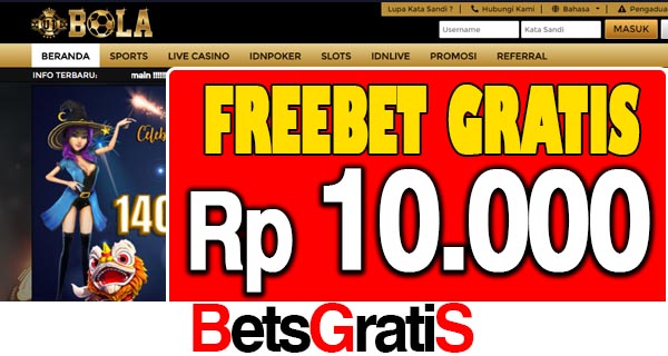 U1Bola Freebet Gratis Rp 10.000 Tanpa Deposit