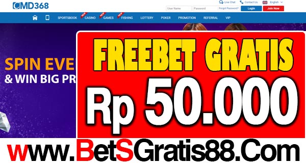 CMD368 Freebet Gratis Rp 50.000 Tanpa Deposit