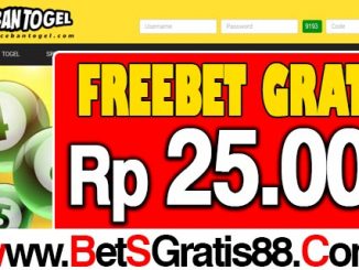 CebanTogel Freebet Gratis Rp 25.000 Tanpa Deposit