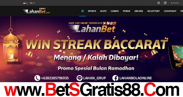 LahanBet Bonus New Member 100%