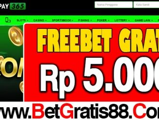 Gopay365 Freebet Gratis Rp 5.000 Tanpa Deposit