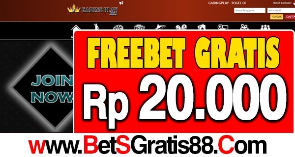 GadingPlay Freebet Gratis Rp 20.000 Tanpa Deposit