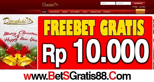 DewaHoki777 Freebet Gratis Rp 10.000 Tanpa Deposit