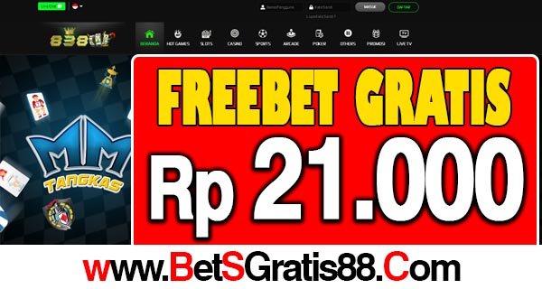 838Win Freebet Gratis Rp 21.000 Tanpa Deposit