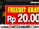 RajaMas Freebet Gratis Terbaru Rp 20.000 Tanpa Deposit