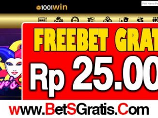 1001Win Freebet Gratis Rp 25.000 Tanpa Deposit