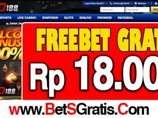 RGO188 Freebet Gratis Rp 18.000 Tanpa Deposit