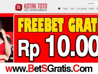 KotakToto Freebet Gratis Rp 10.000 Tanpa Deposit