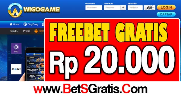 WigoGame Freebet Gratis Rp 20.000 Tanpa Deposit