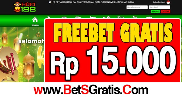 Hoki188 Freebet Gratis Rp 15.000 Tanpa Deposit