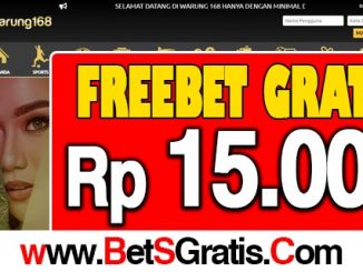 Warung168 Freebet Gratis Rp 15.000 Tanpa Deposit