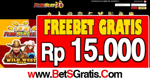 PlaySlot123 Freebet Gratis Rp 15.000 Tanpa Deposit