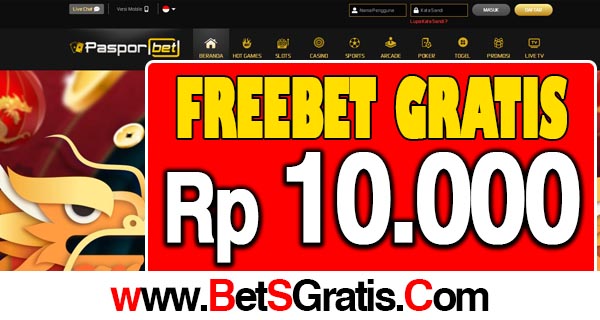 Pasporbet Freebet Gratis Rp 10.000 Tanpa Deposit