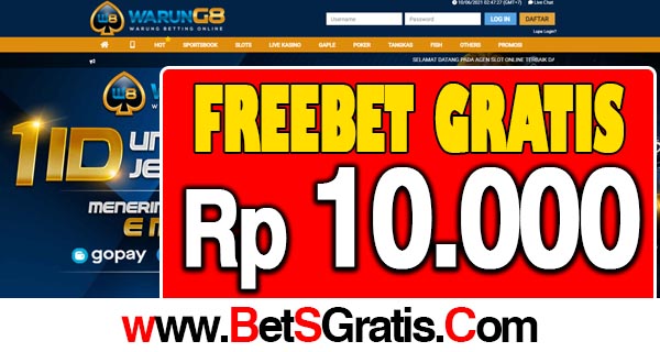 Warung8 Freebet Gratis Rp 10.000 Tanpa Deposit