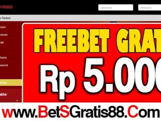 MaronToto Freebet Gratis Rp 5.000 Tanpa Deposit