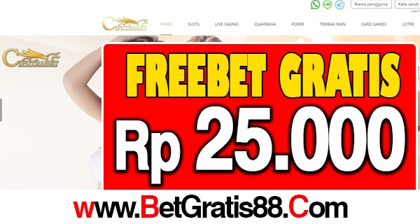 CiputraBet Freebet Gratis Rp 25.000 Tanpa Deposit