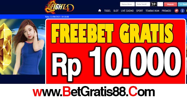 Fight4D Freebet Gratis Rp 10.000 Tanpa Deposit