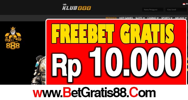 Klub888 Freebet Gratis Rp 10.000 Tanpa Deposit