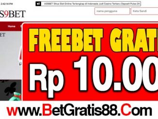 AS9Bet Freebet Gratis Rp 10.000 Tanpa Deposit