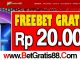 Orbit88 Freebet Gratis Rp 20.000 Tanpa Deposit