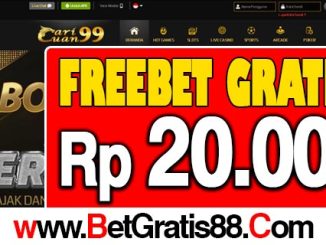 CariCuan99 Freebet Gratis Rp 20.000 Tanpa Deposit